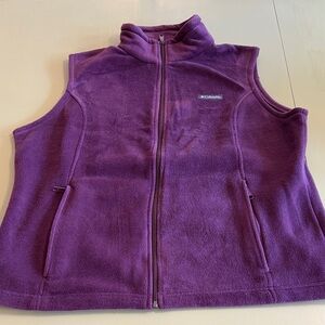 Columbia Womens Cozy Purple Vest
